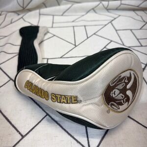 Team Effort Colorado State Rams Golf Headcover OS Green White Driver Sock #1